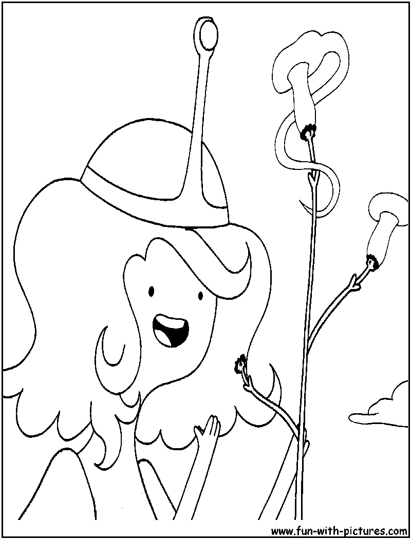 Adventuretime Princessbubblegum Coloring Page 