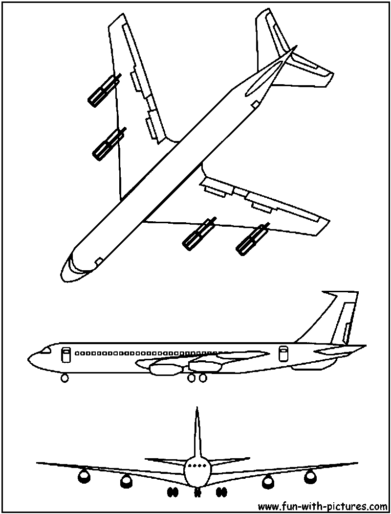 Airplanes Coloring Page 