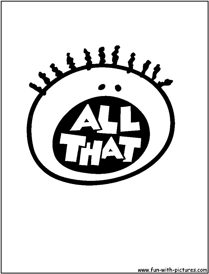 All That Coloring Page 