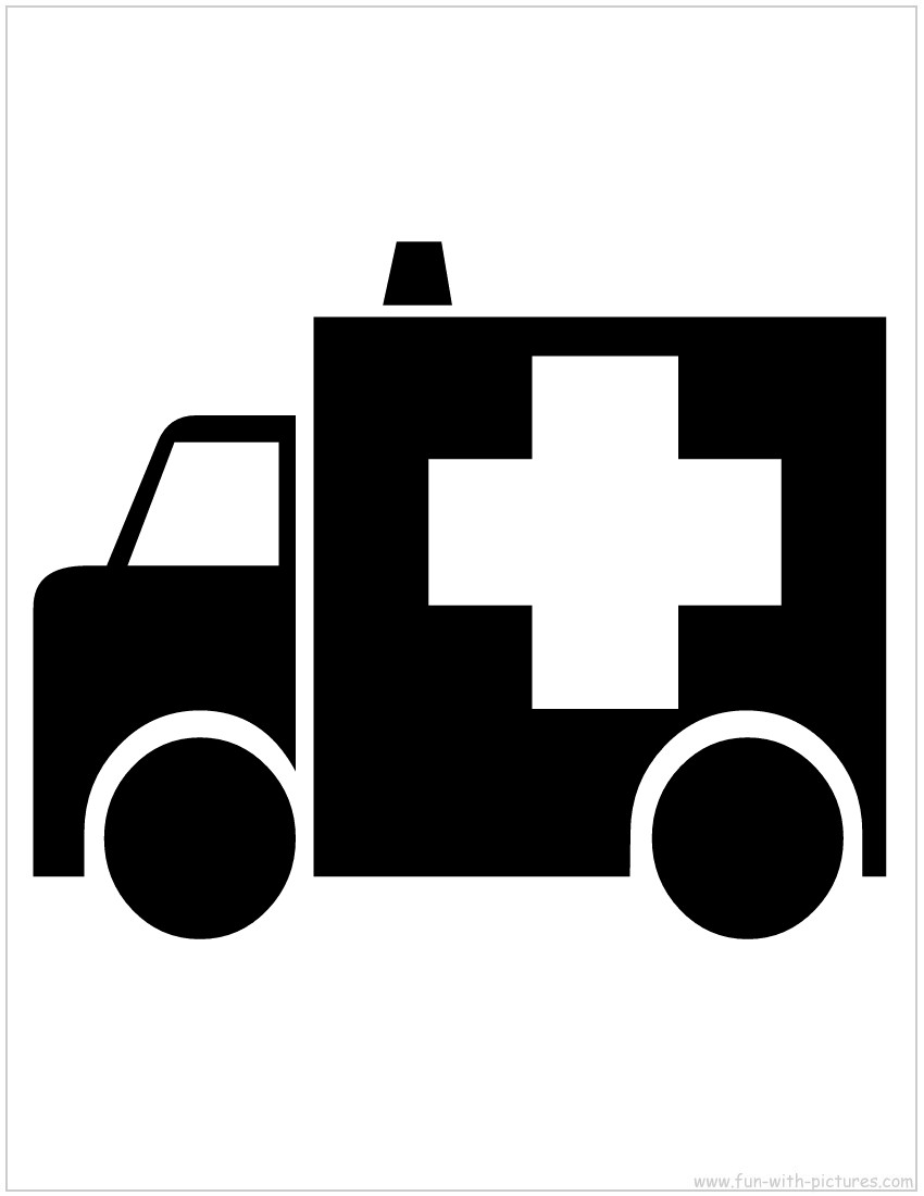 Ambulance Stencil
