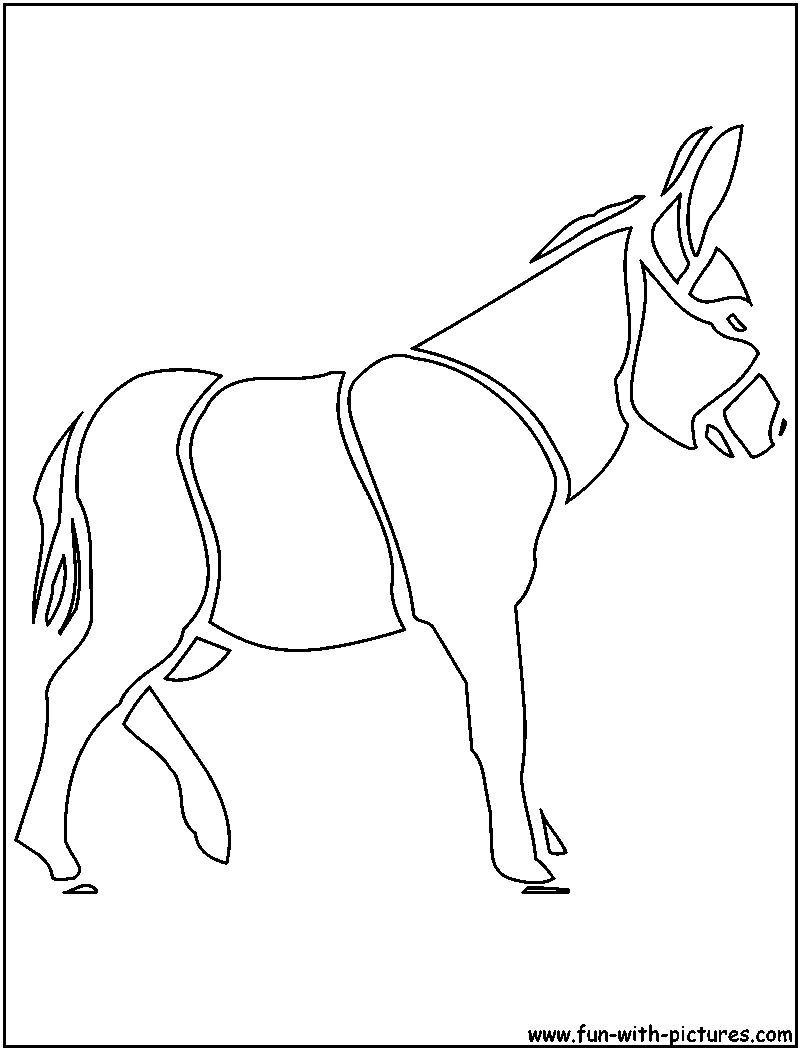 Ass Cutout Coloring Page 