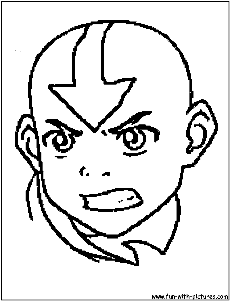 Avatar Thelast Airbender Coloring Page 