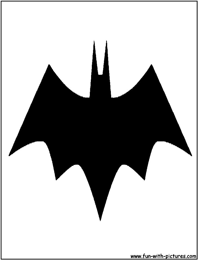 Batman Bat 2001a Silhouette