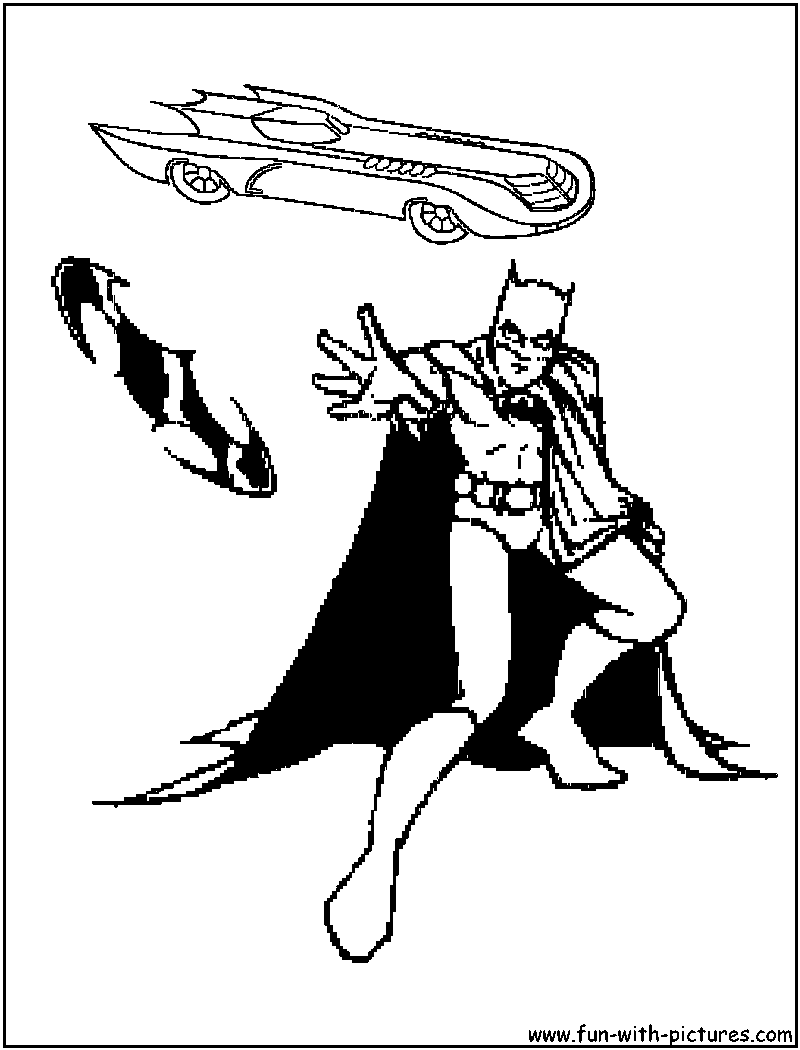 Batman Coloring Page 