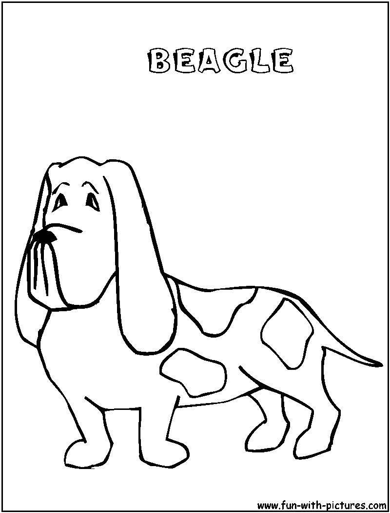 Beagle2 Coloring Page 