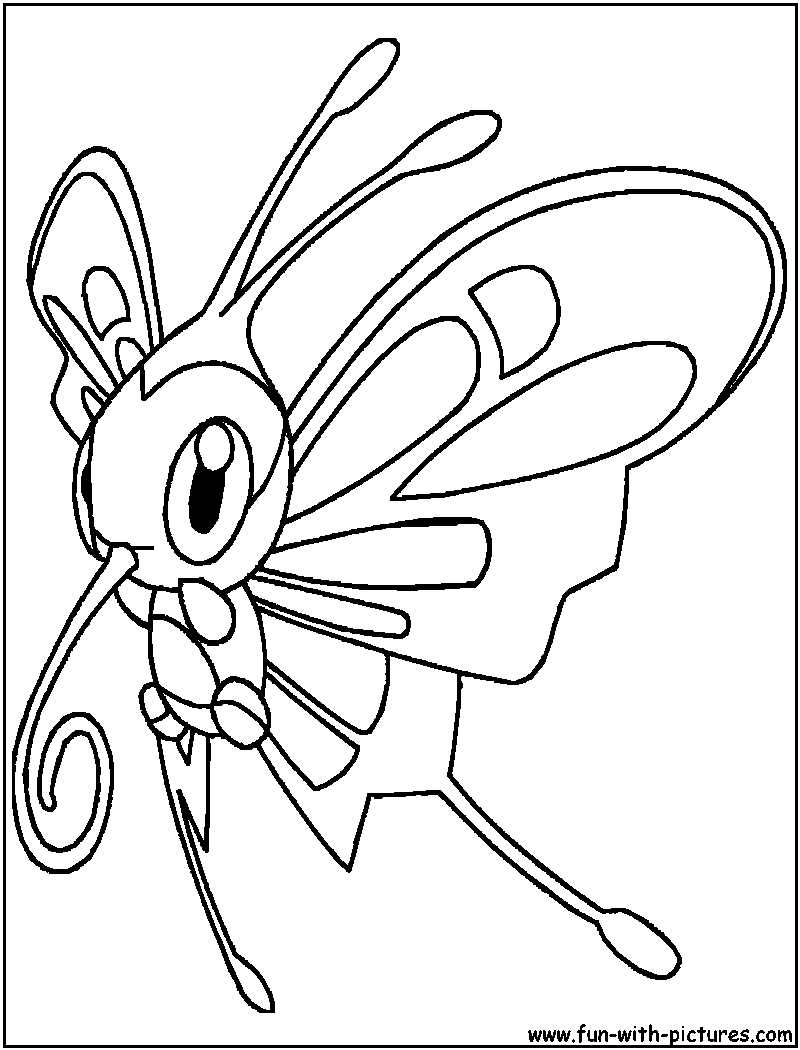 Beautifly Coloring Page 