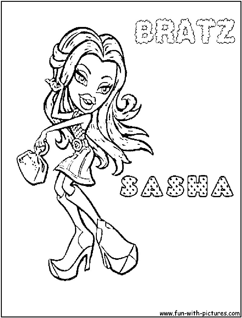 Bratz Coloring Pages Sasha / If the 'download' 'print' buttons don't