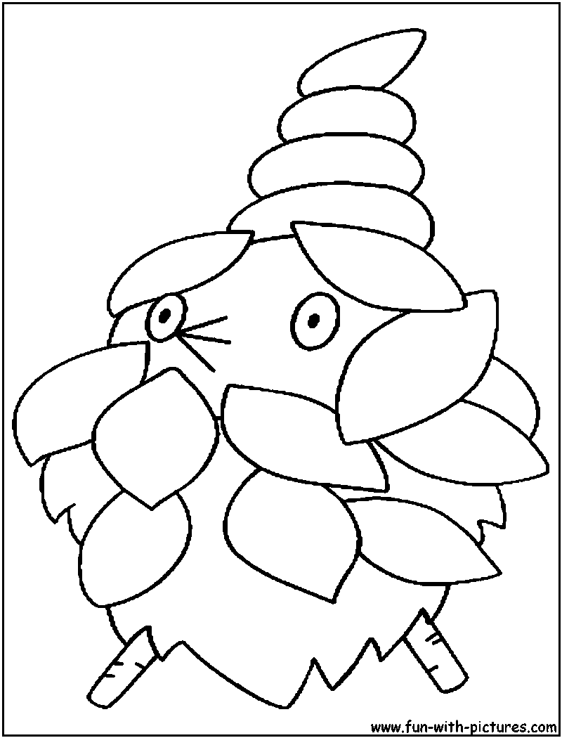 Burmy Plant Coloring Page 