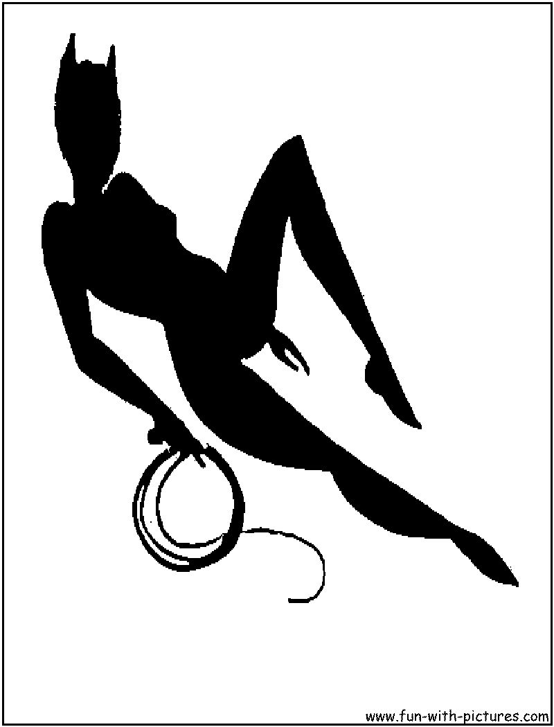 Catwoman Silhouette