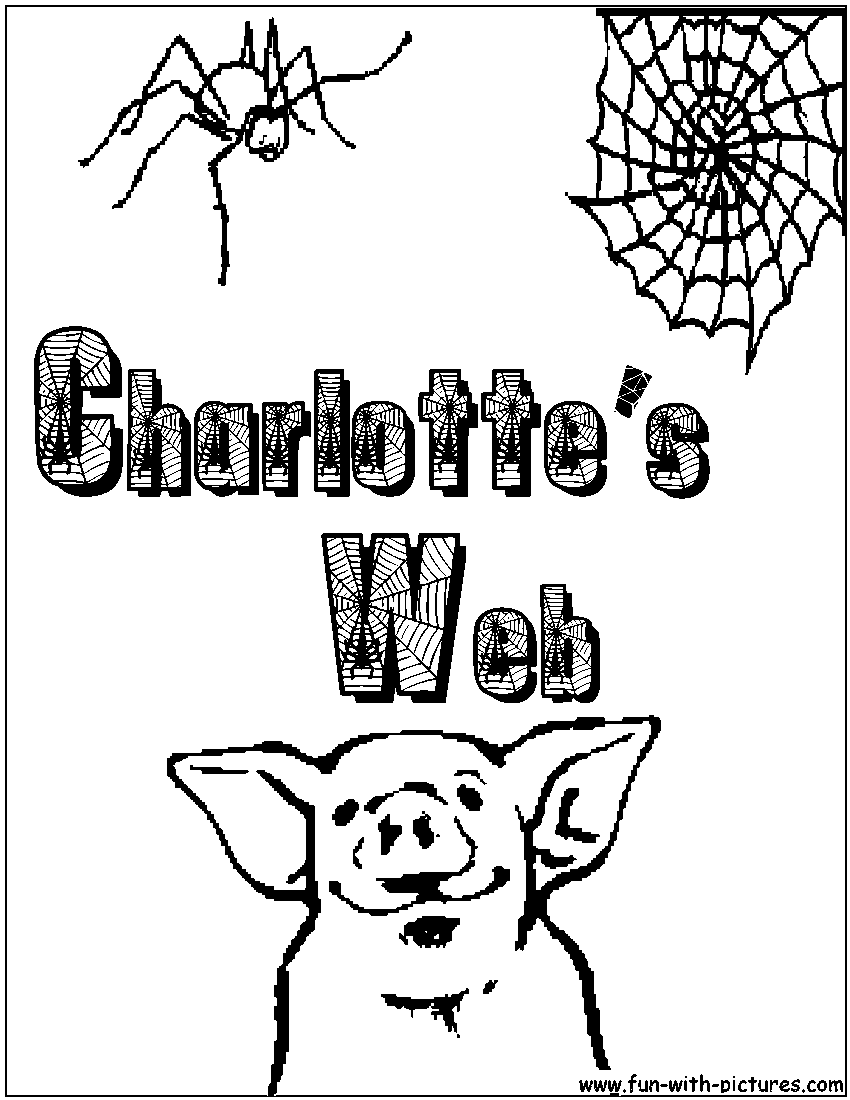 Charlottes Web Coloring Pages Free Printable Colouring Pages for kids