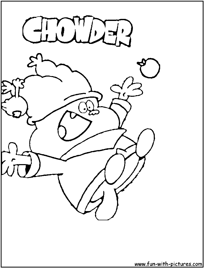 Chowder Coloring Page 