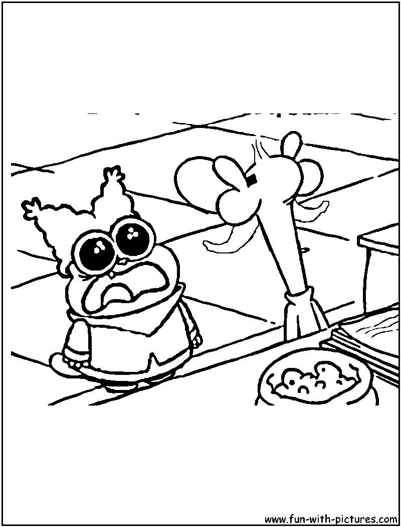 Chowder Mungdaal Coloring Page 