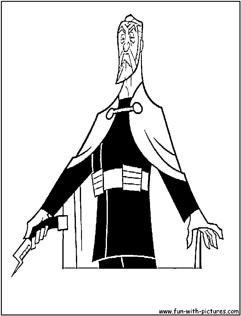 Count Dokuu Coloring Page 