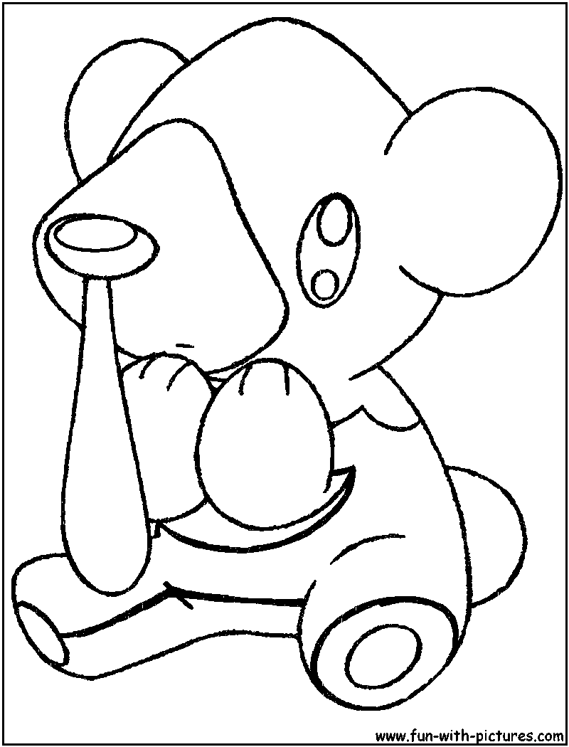 Cubchoo Coloring Page 