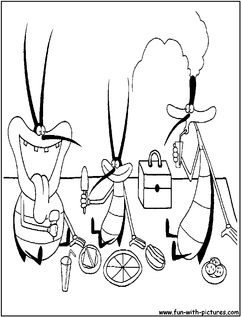 Deedee Marky Joey Coloring Page 