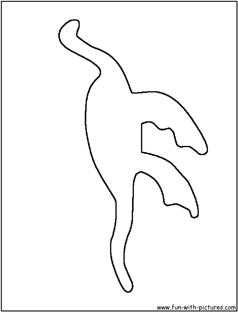 Dinosaur Outlines Coloring Pages - Free Printable Colouring Pages for