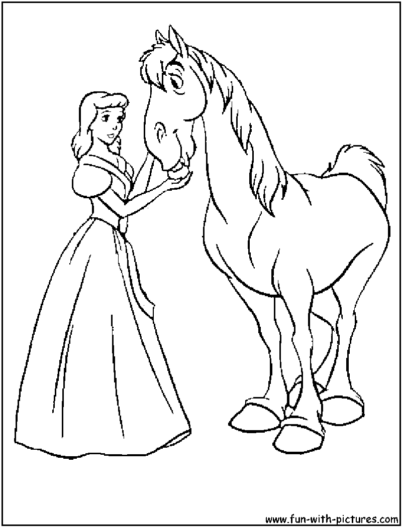 Disneyprincess Cinderella Coloring Page 