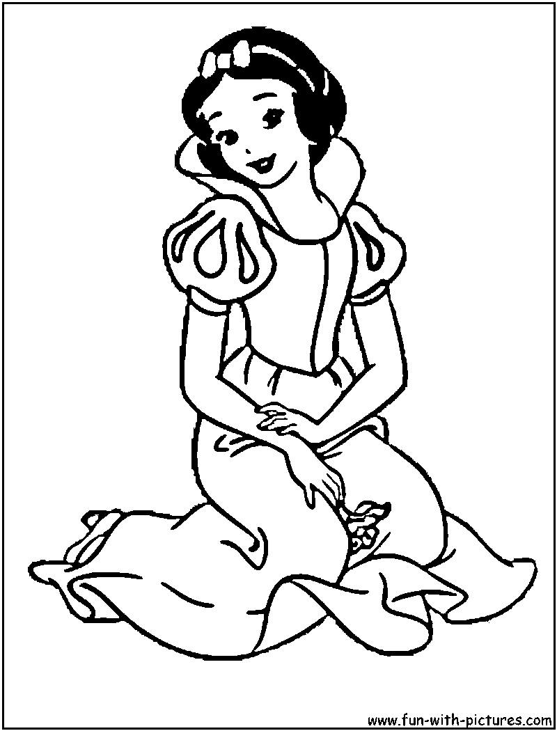28 Printable Snow White Disney Princess Coloring Pages Pictures COLORIST