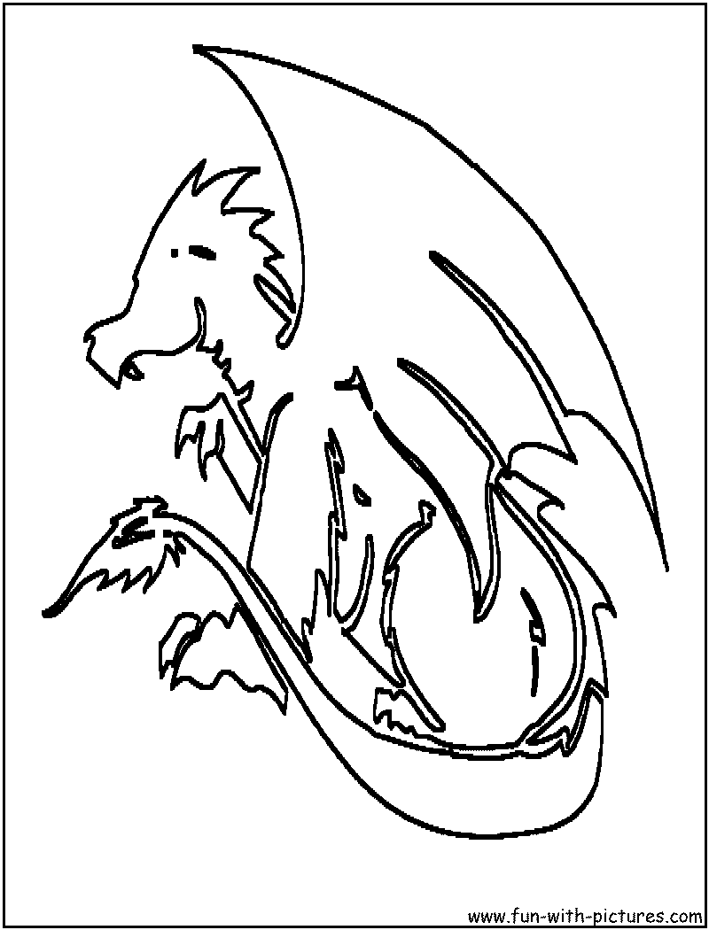 Dragon Coloring Page1 