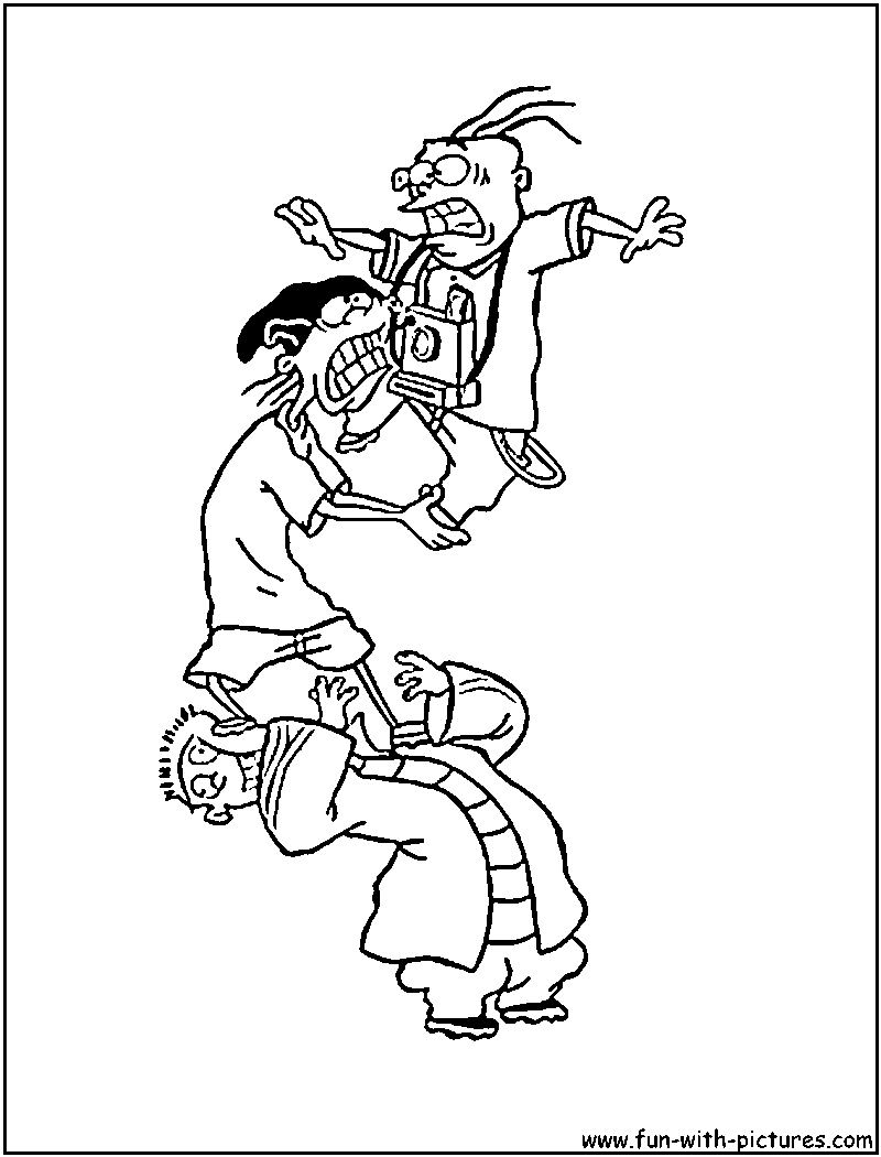 Ed Edd And Eddy Coloring Page 