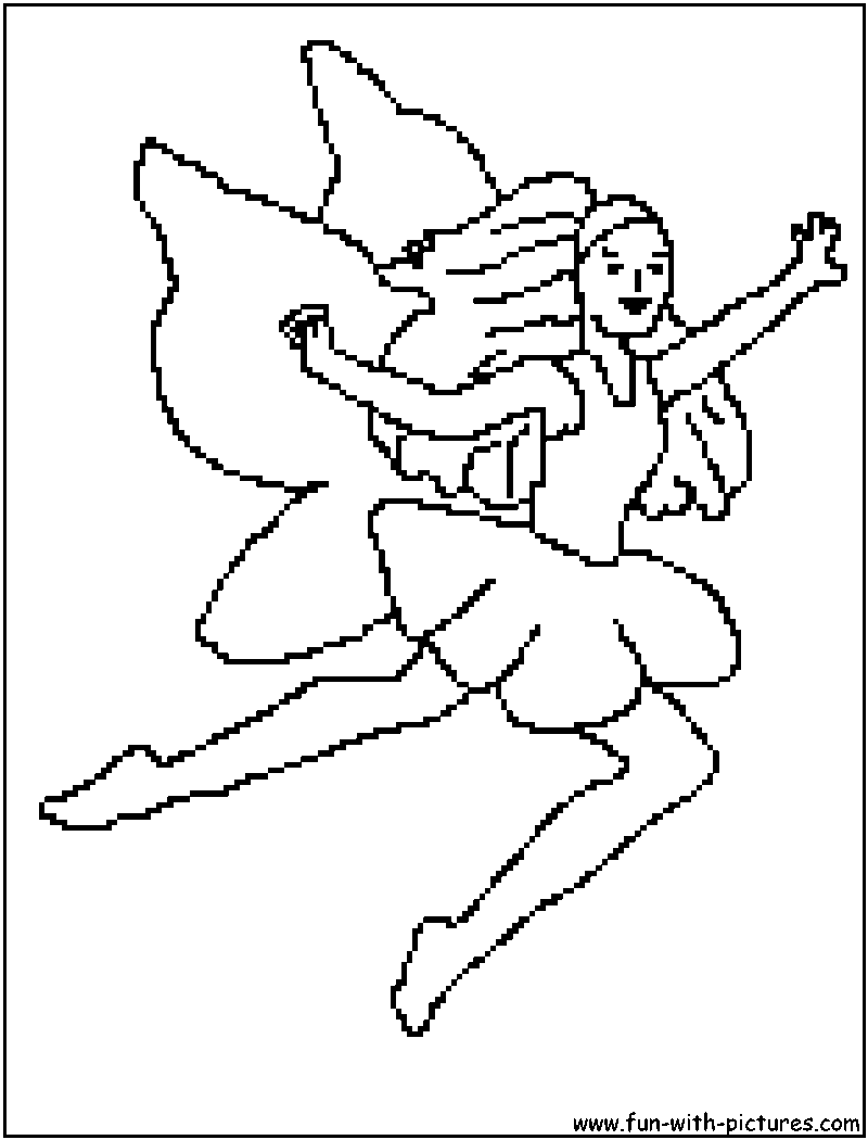 Felicity Fairy Coloring Page 