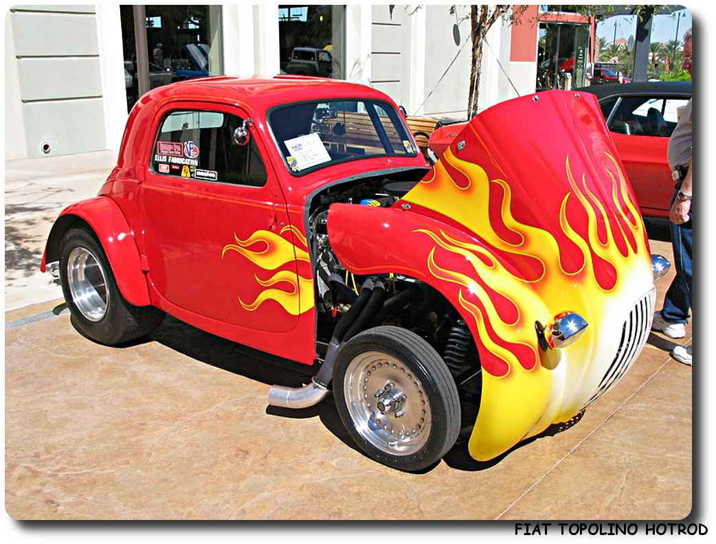 Fiat Hotrod Car 