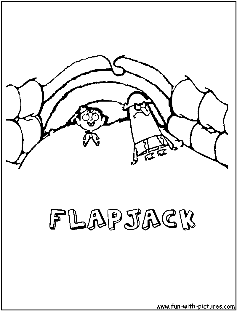 Flapjack Coloring Page 