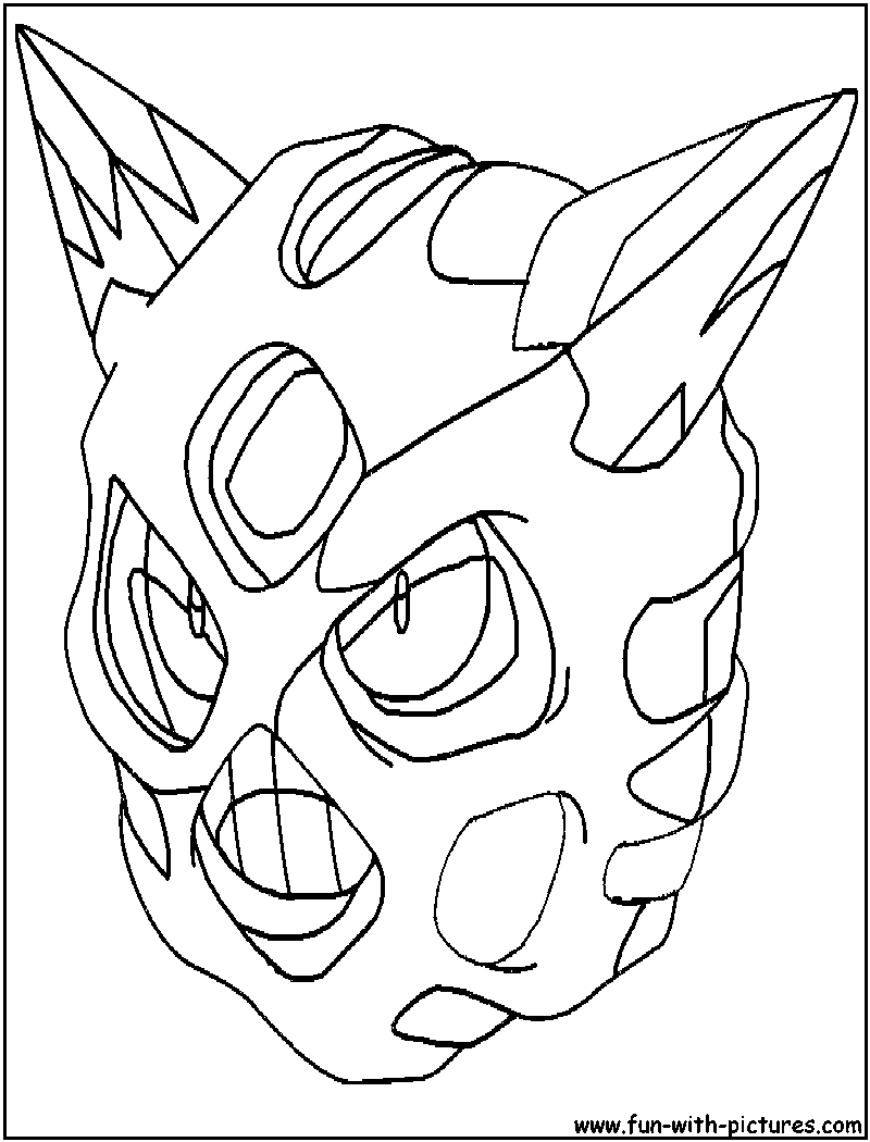 Glalie Coloring Page 