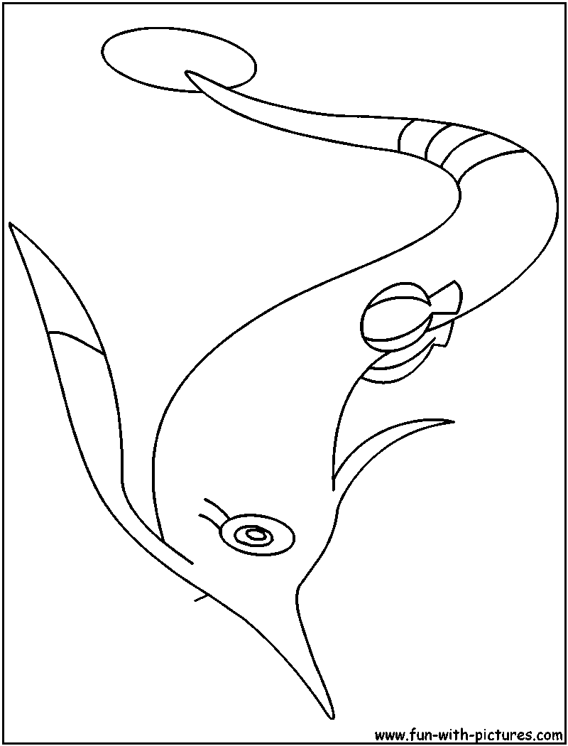 Gorebyss Coloring Page 
