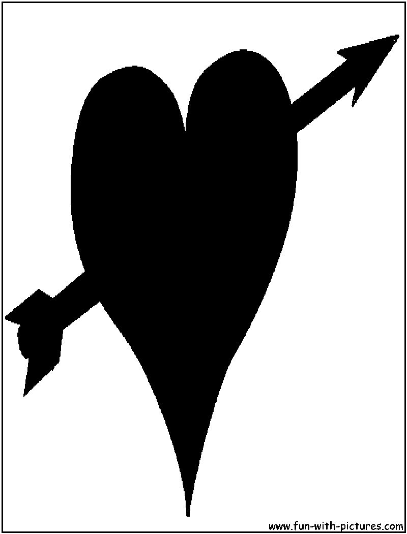 Heart Arrow Silhouette