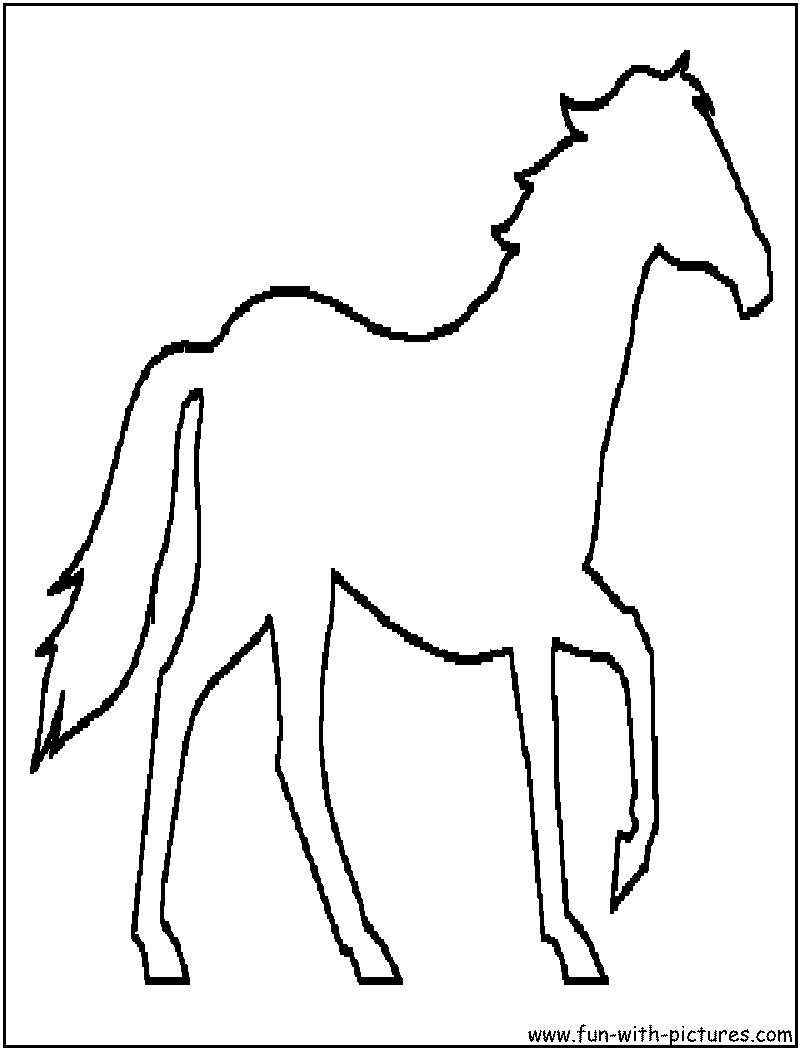 Horse Coloring Page 