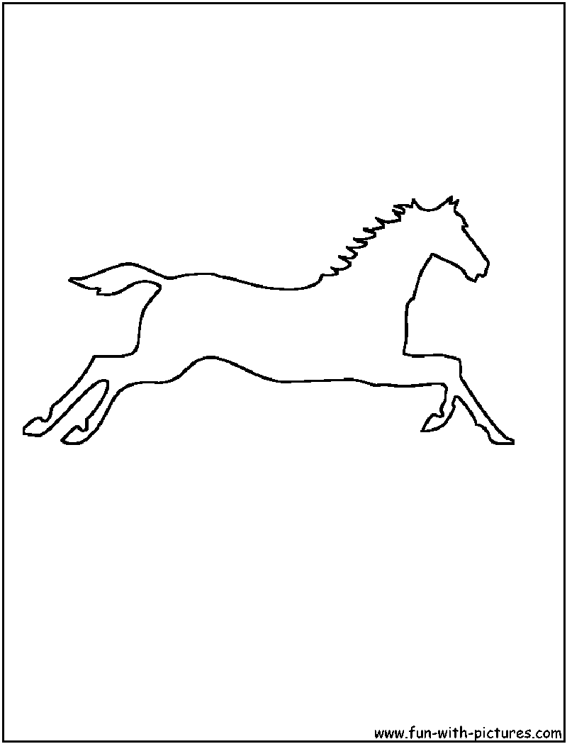 Horse Coloring Page4 