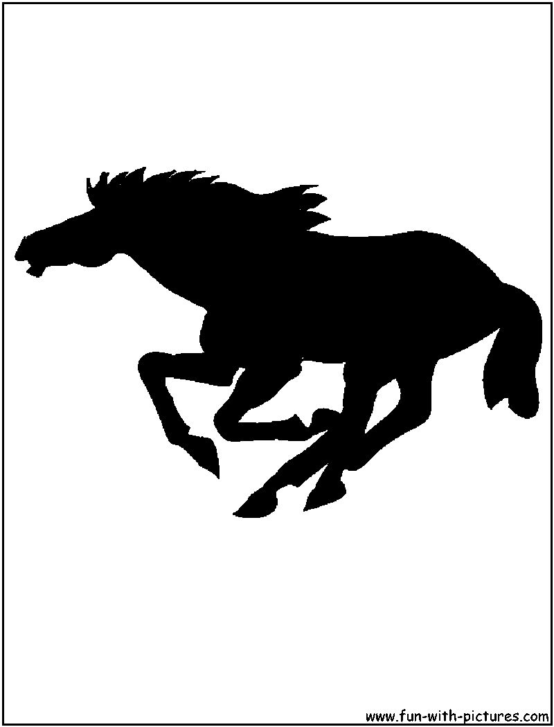 Horse Gallop Silhouette