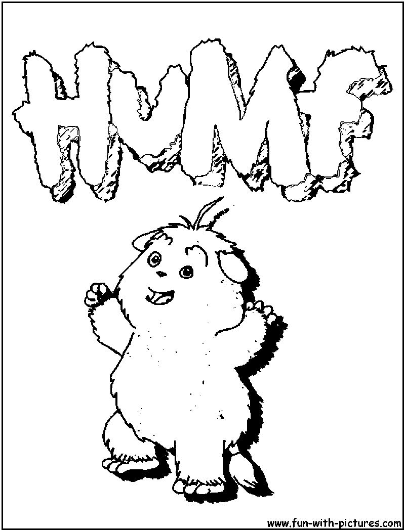 Humf Logo Coloring Page 