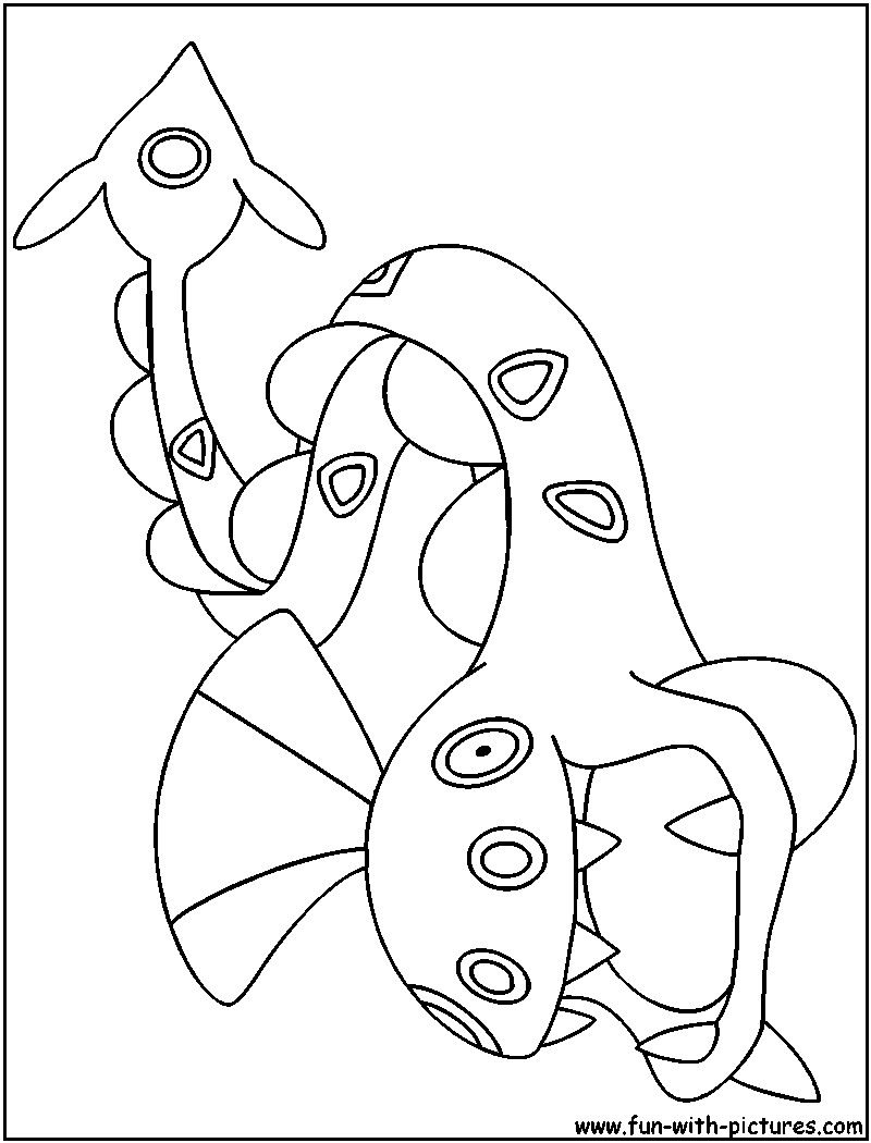 Huntail Coloring Page 
