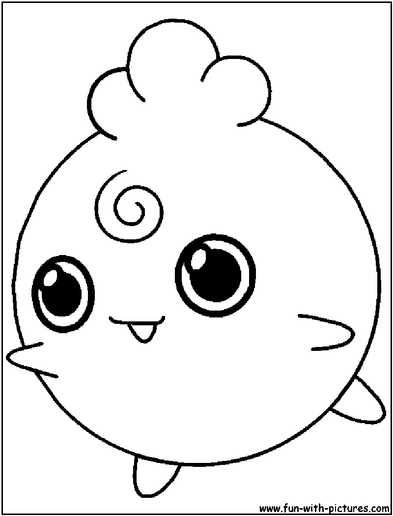 Igglybuff Coloring Page 