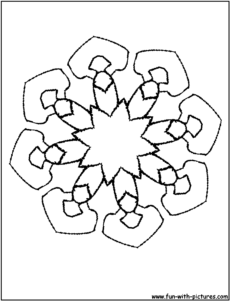 Kaleidoscope5 Coloring Page 