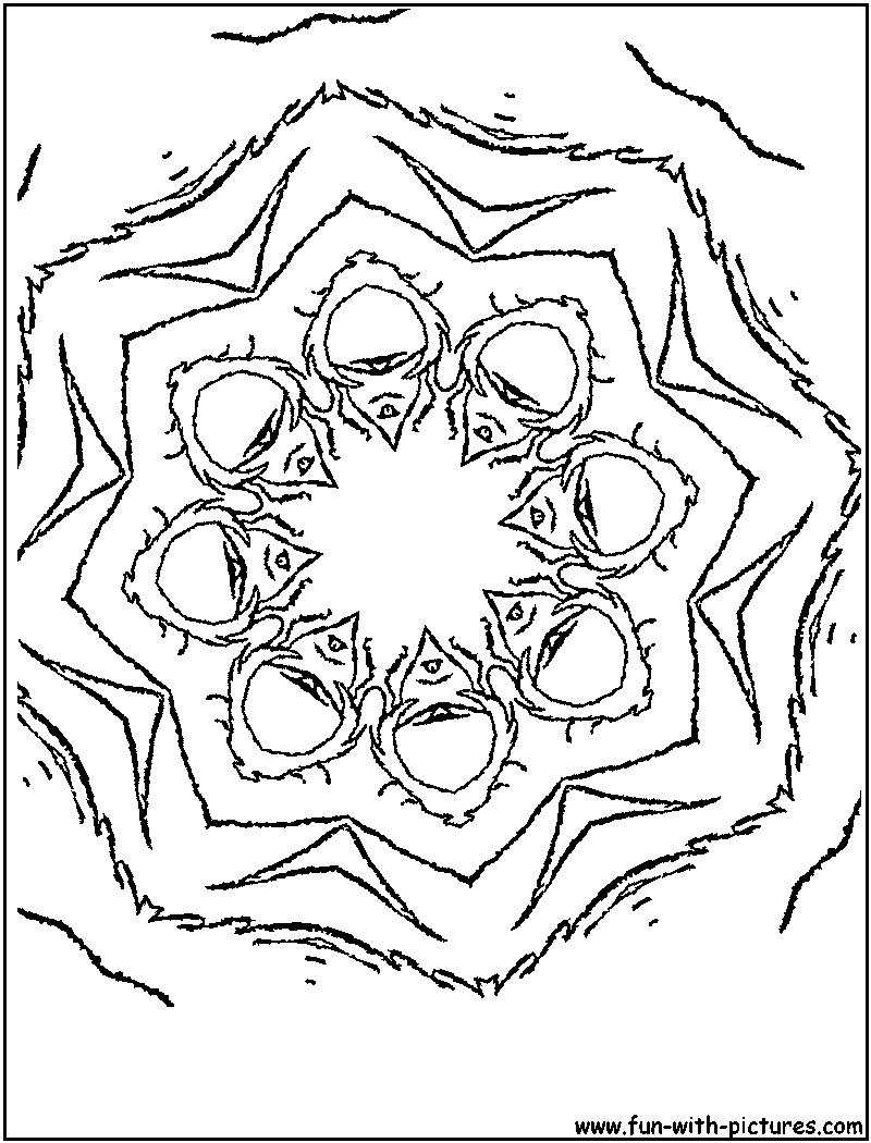 Kaleidoscope7 Coloring Page 