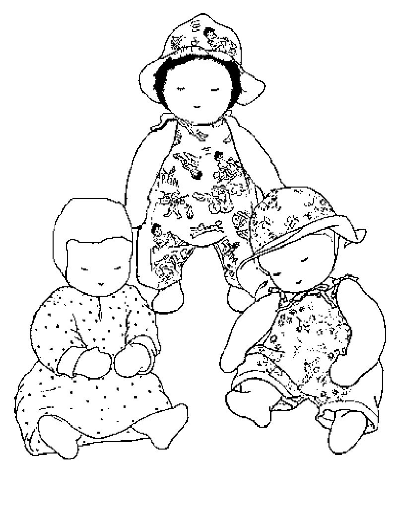Kids3 Coloring Page 