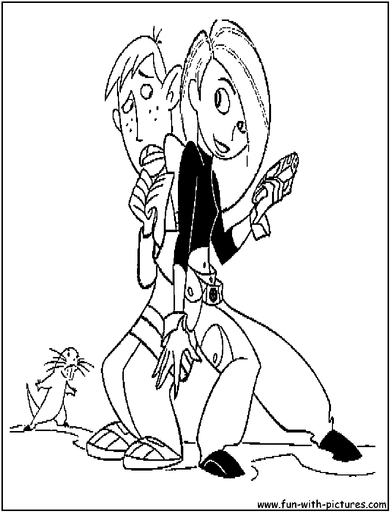 Kimpossible2 Coloring Page 