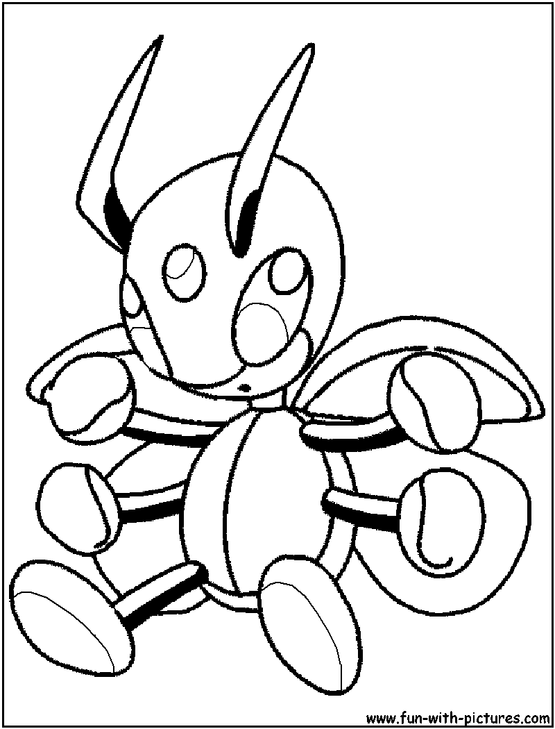 Ledian Coloring Page 