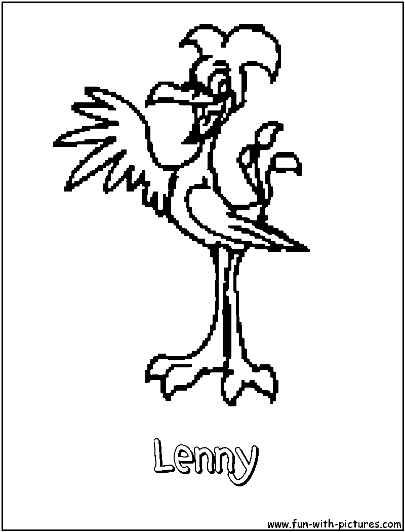 Lenny Coloring Page 