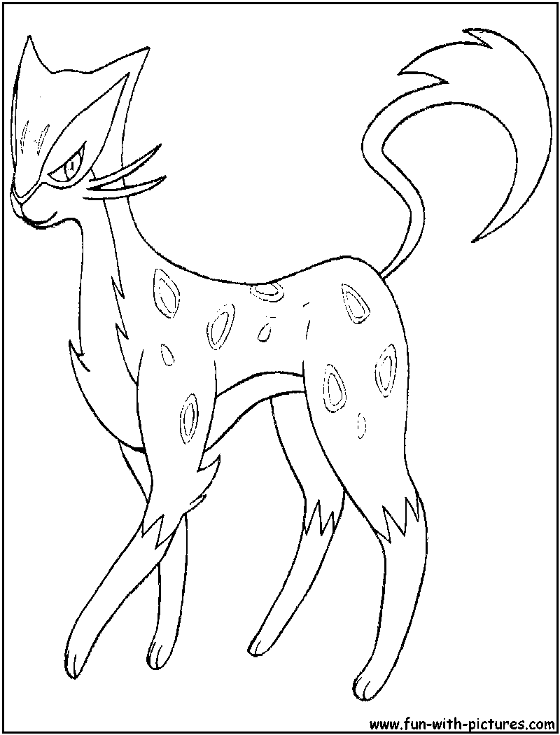 Liepard Coloring Page 