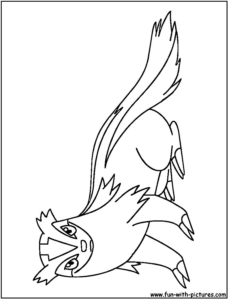 Linoone Coloring Page 