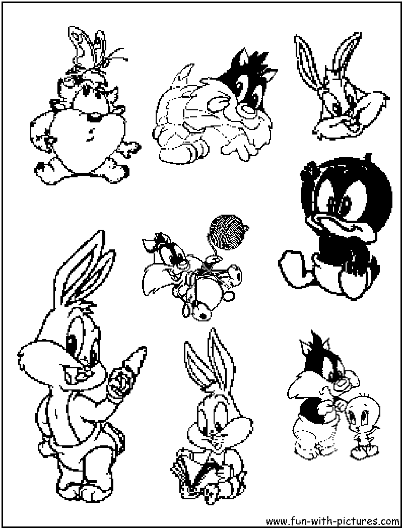 Loonytunes Coloring Page 