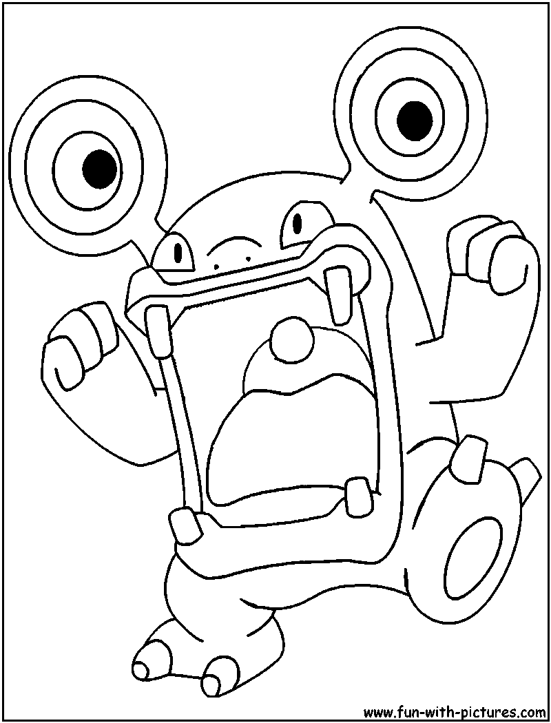 Loudred Coloring Page 