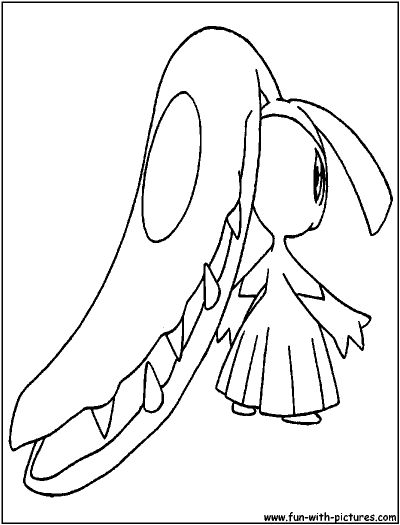Mawile Coloring Page 