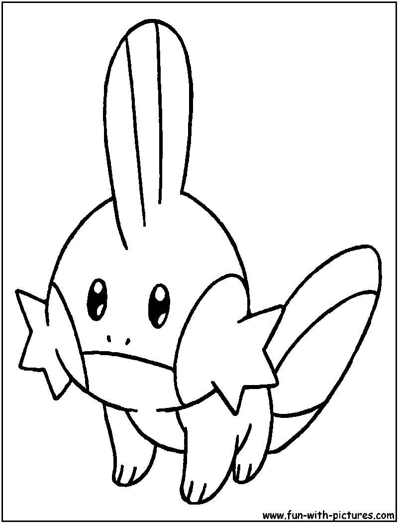 Mudkip Coloring Page 