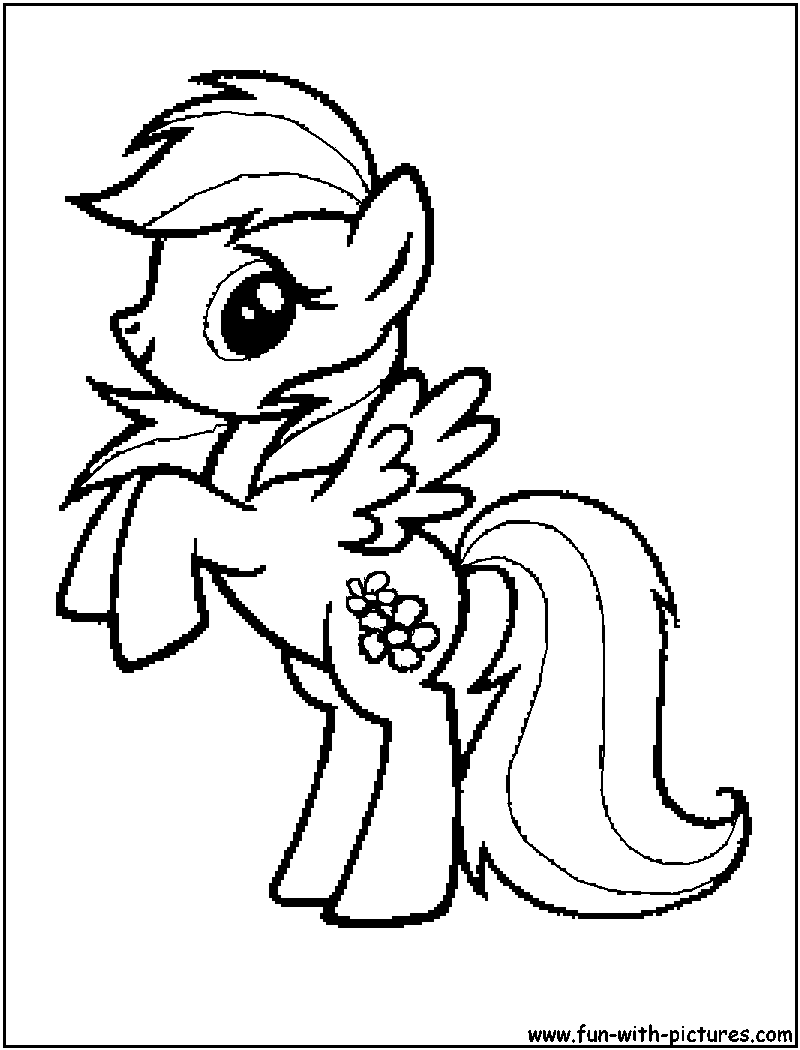 Mylittlepony Blossomforth Coloring Page 