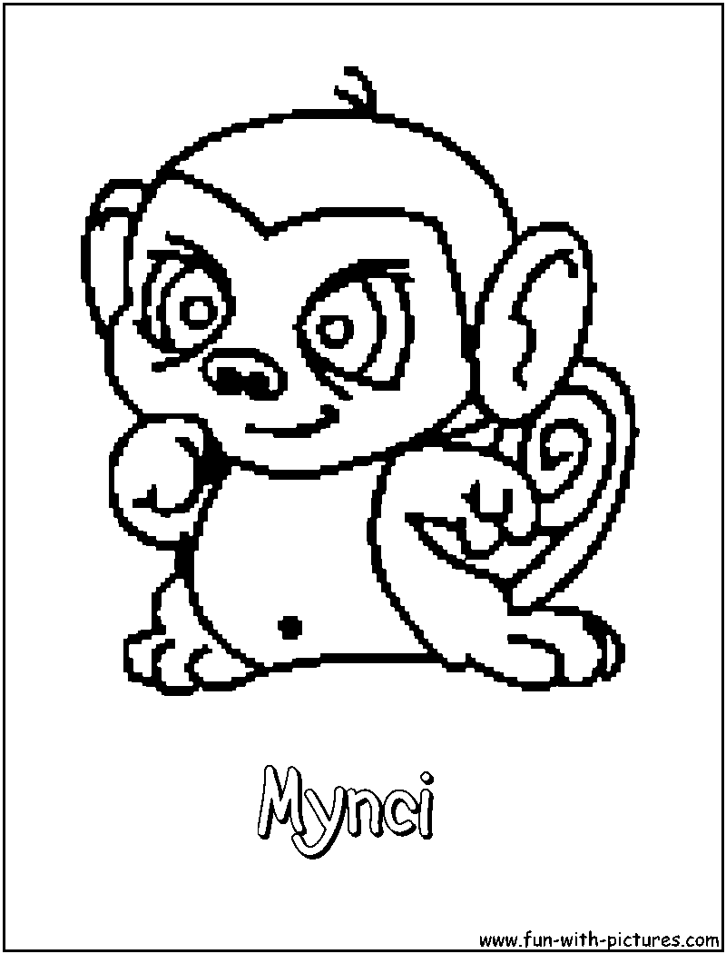 Mynci Coloring Page 